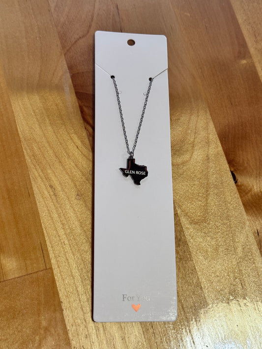Silver Glen Rose, Tx Necklace