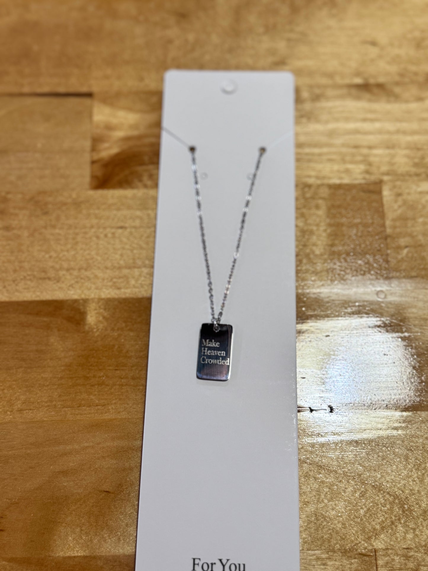 Silver Make Heaven Crowded Necklace
