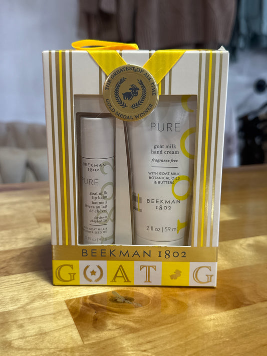 Pure Hand Cream & Lip Balm Set