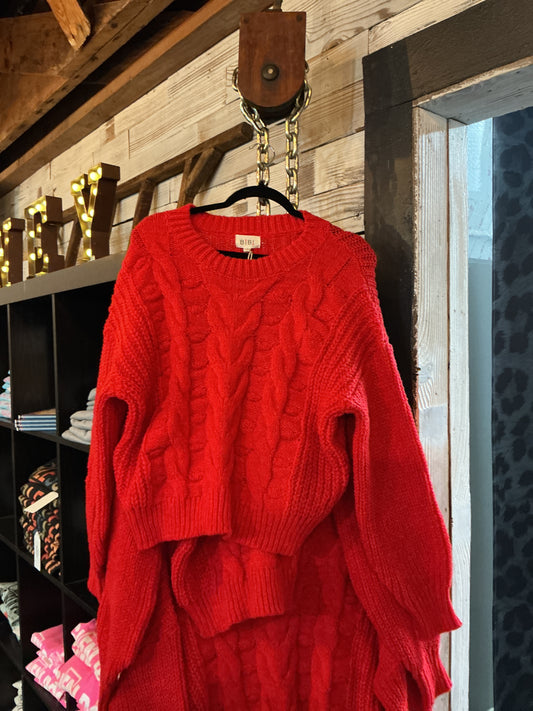 BiBi Red Sweater